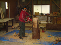 チェーンソーアート