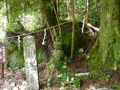 小栗判官ゆかりの「力石」と「まかずの稲」