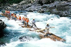 北山川観光筏下りの写真
