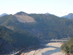 熊野川の眺め