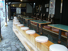 白浜銀座　足湯横丁