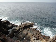 岸壁と眺望
