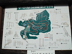 平草原トリムコースの看板