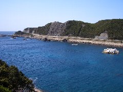 伊古木海岸高台からの眺め