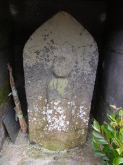 峠入り口の道標地蔵