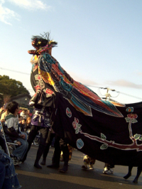 万呂の獅子舞写真５